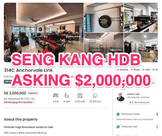 You can set any Asking Price on PropertyGuru